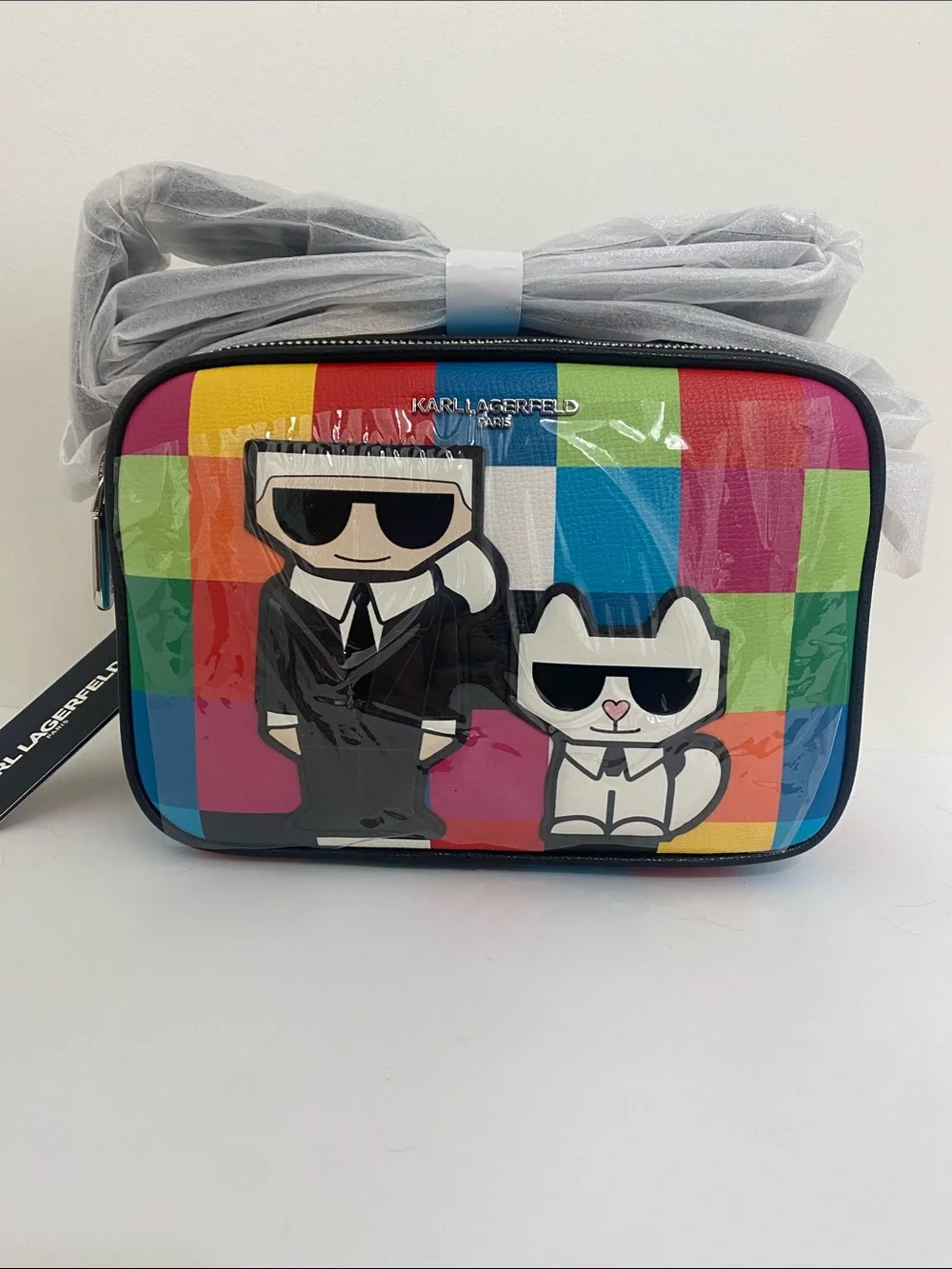 Karl Lagerfeld Paris Maybelle Camera Crossbody Bag NWT